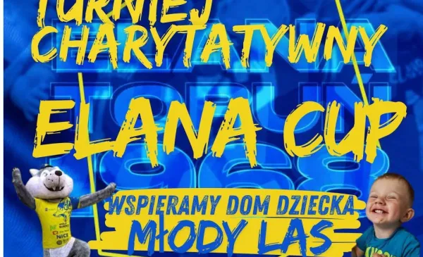 Turniej charytatywny Elana Cup - plakat