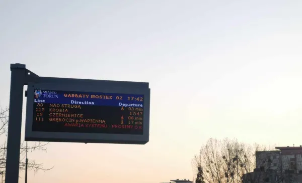 Prace przy systemie informacji pasażerskiej na finiszu
