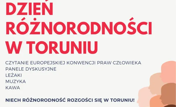 Dzień Różnorodności w Toruniu odbędzie się 24 maja 2025 roku
