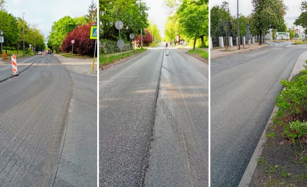 Na części ul. św. Józefa została położona nowa nawierzchnia