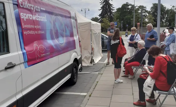 Mobilna przychodnia - badanie w kierunku wykrycia cukrzycy
