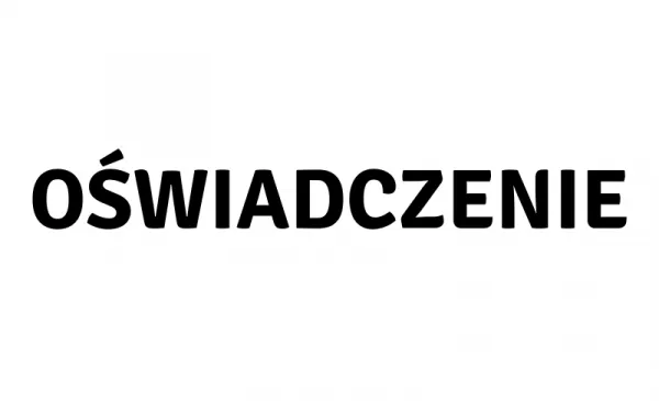 Oświadczenie rodziny poszkodowanej w zdarzeniu, do którego doszło w parku Glazja. 