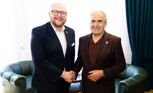 Prezydent Torunia spotkał się z senatorem Ryszardem Boberem