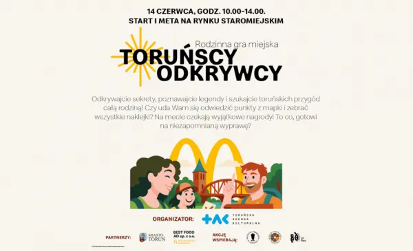 Odkryj skarby Torunia – dołącz do gry miejskiej