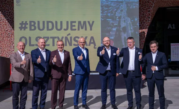 Budujemy ul. Olsztyńską - konferencja prasowa