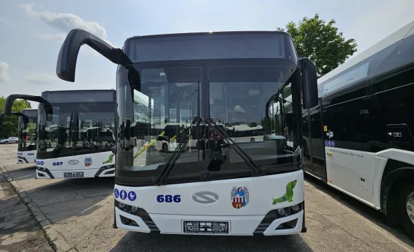 Objazd na linii nr 115 w Lubiczu Górnym