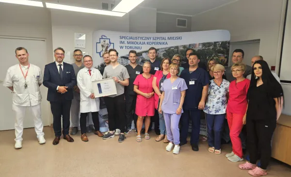 Specjalistyczny Szpital Miejski im. M. Kopernika w Toruniu z Europejskim Certyfikatem Programu Specjalizacyjnego w Urologii