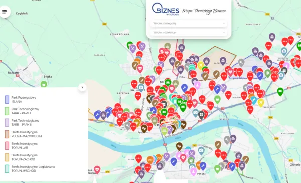 Mapa toruńskiego biznesu