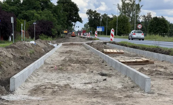 Remont ulicy i budowa drogi rowerowej na Poznańskiej