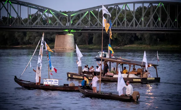 Festiwal Wisły - parada łodzi