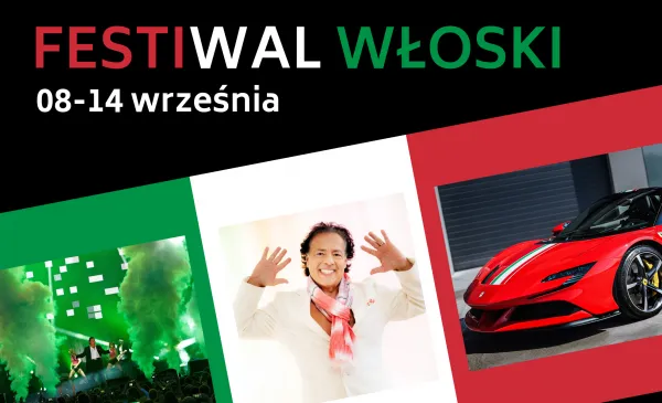 Festiwal włoski - plakat