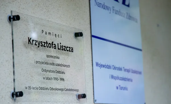 Dagmara Zielińska, zastępczyni Prezydenta Miasta Torunia uczestniczyła w jubileuszu 35-lecia Oddziału Odwykowego WOTUiW.