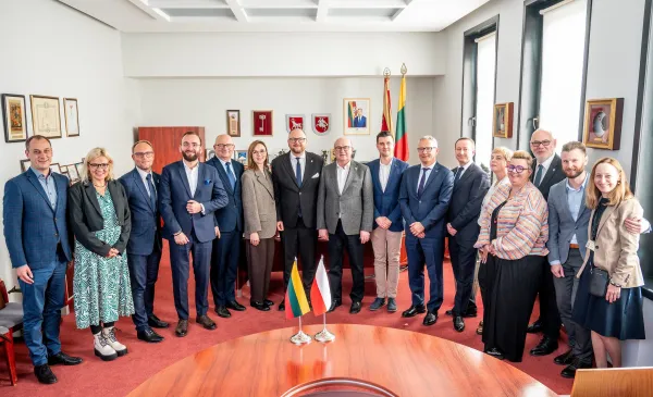 Z wizytą w mieście partnerskim Kownie
