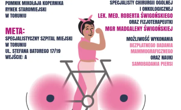  Różowy przejazd rowerowy