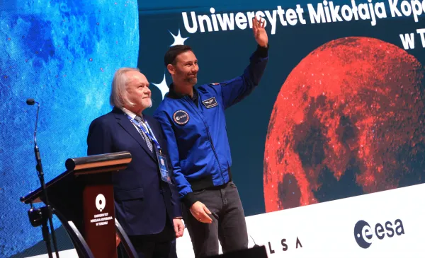 Wizyta Sławosza Uznańskiego-Wiśniewskiego na UMK