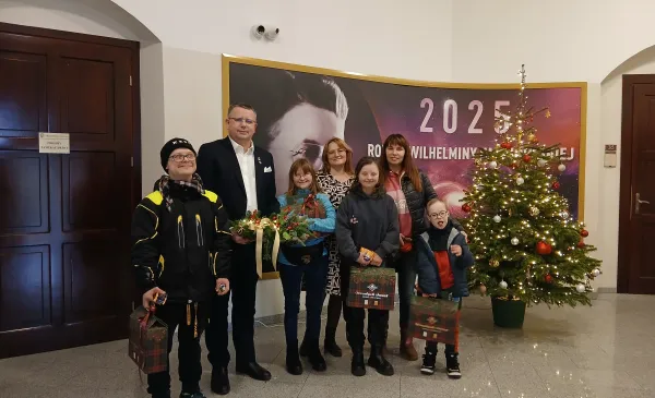 Goście z „Dorotkowa” z wizytą w Urzędzie Miasta