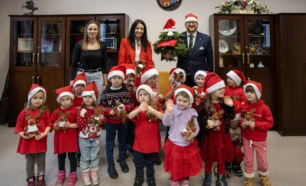 Przedszkolaki z PM nr 1 z wizytą u prezydenta