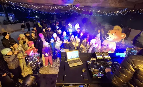 Inauguracja lodowiska sezonowego na Skarpie