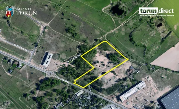 Przetarg na działkę przy ulicy Przelot