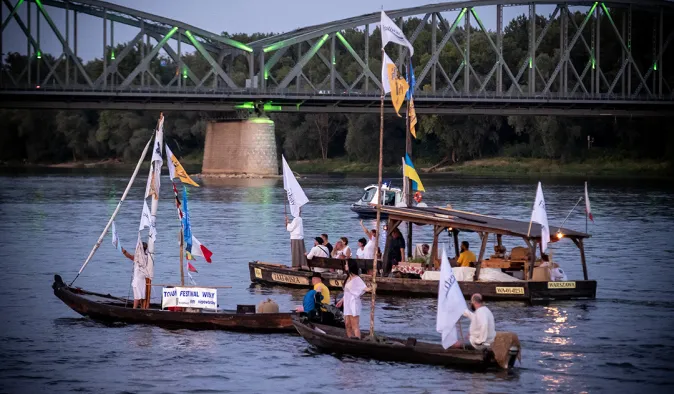 Festiwal Wisły - parada łodzi