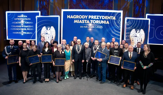 Nagrody Prezydenta Miasta Torunia za lata 2024-2025 wręczone