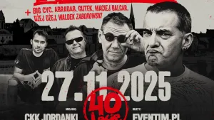 Cztery dekady buntu, szczerości i gitarowego brzmienia - Kobranocka świętuje 40-lecie działalności!