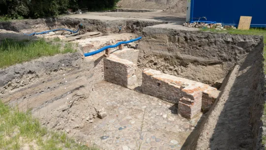 Znaleziska na terenie badan archeologicznych przy Bulwarze Filadelfijskim