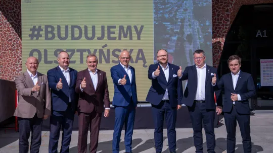 Budujemy ul. Olsztyńską - konferencja prasowa