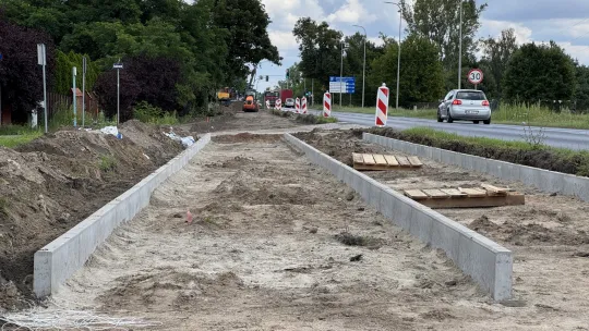 Remont ulicy i budowa drogi rowerowej na Poznańskiej