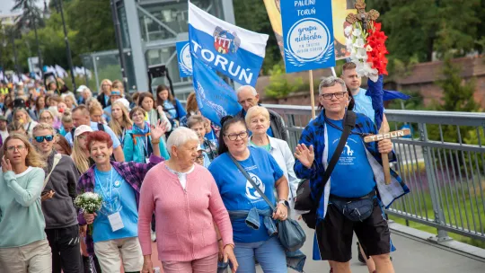 Pożegnanie Pieszej Pielgrzymki Diecezji Toruńskiej na Jasną Górę 2025