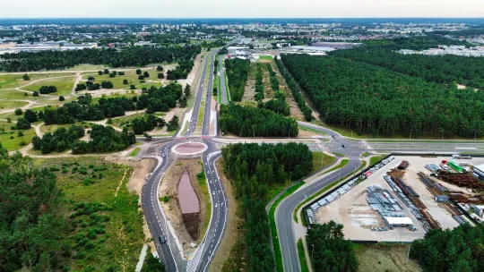 W poniedziałek (18 sierpnia) zostanie oddany do ruch odcinek drogi krajowej nr 91 w rejonie skrzyżowania z ul. Strobanda.