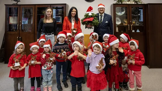 Przedszkolaki z PM nr 1 z wizytą u prezydenta