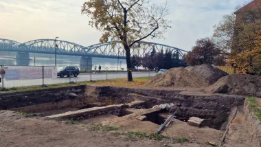 Dobiega końca I etap prac archeologicznych prowadzonych w zespole Ducha Świętego przy Bulwarze Filadelfijskim. 