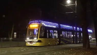 Świąteczny tramwaj