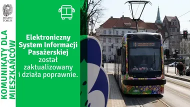 Wiosenny tramwaj - grafika