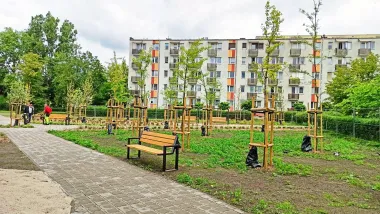 Skwer przy ul. Gagarina został otwarty