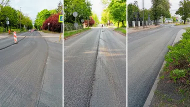 Na części ul. św. Józefa została położona nowa nawierzchnia