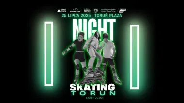 Nightskating na ulicach Torunia