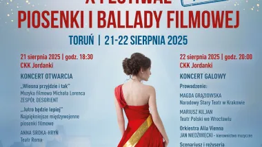 Festiwal Piosenki i Ballady Filmowej ponownie w Toruniu