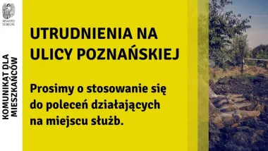 Utrudnienia na Poznańskiej - grafika