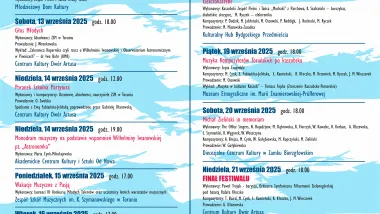 afisz festiwalu