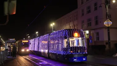 Świąteczny tramwaj - trasa
