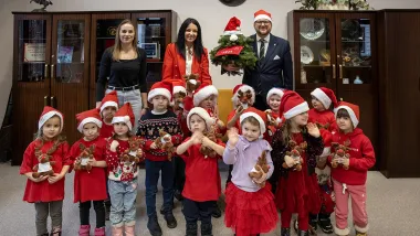 Przedszkolaki z PM nr 1 z wizytą u prezydenta