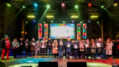 34. Finał WOŚP w Toruniu – Światełko do Nieba na Rynku Staromiejskim