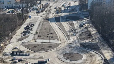 Prace na Trasie Staromostowej