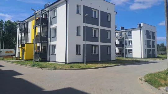 Budynki przy ul. Rolniczej 9 i 11 po modernizacji