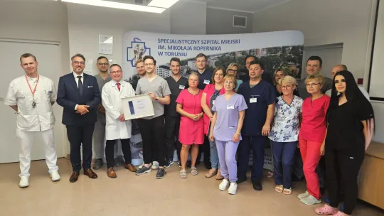 Specjalistyczny Szpital Miejski im. M. Kopernika w Toruniu z Europejskim Certyfikatem Programu Specjalizacyjnego w Urologii