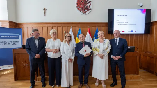 Wręczenie umów na dofinansowanie zielonych projektów