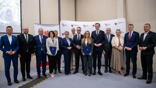 Podpisanie umowy na dofinansowanie inwestycji kolejowych