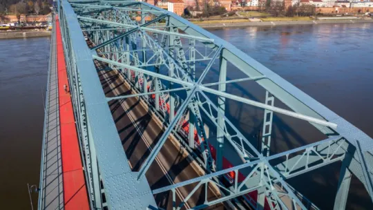 Nocne prace na moście Piłsudskiego!